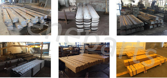 L&acirc;minas de motoniveladora curvas 5D9553 para motoniveladora